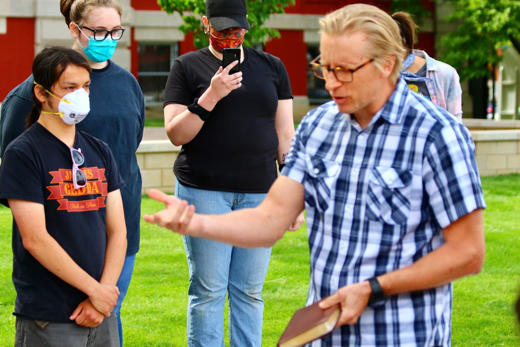 Crown Point protest